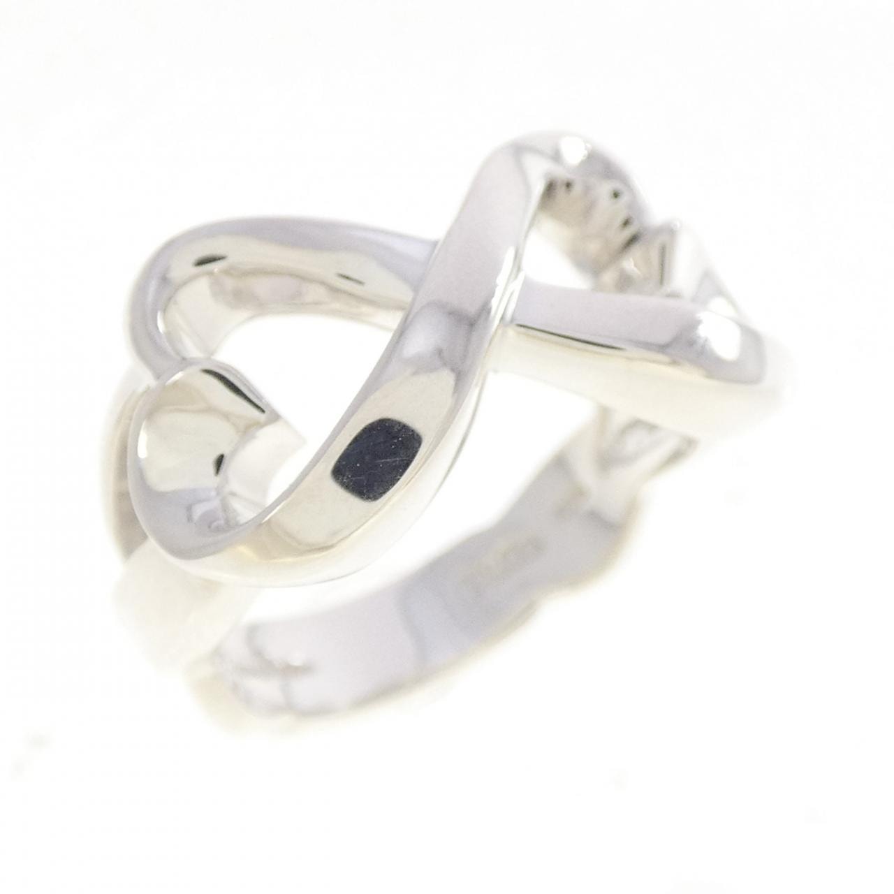 ティファニー ダブルラビングハート リング