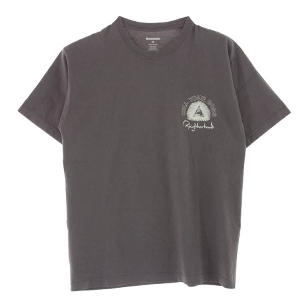 NEIGHBORHOOD ネイバーフッド Tシャツ 21SS 211PCNH-ST11 E.H.G./C-TEE.SS KILL YOUR BOSS クルーネック 半袖 Tシャツ チャコール系 M【中古】