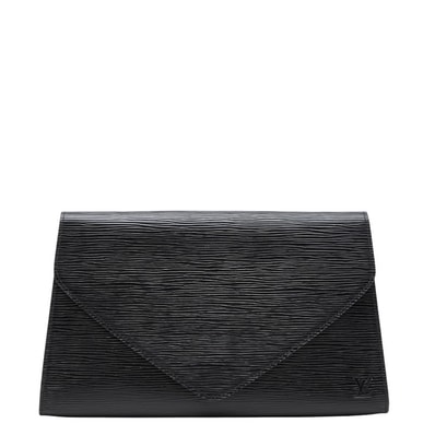 ルイ ヴィトン エピ アールデコ クラッチバッグ セカンドバッグ M52632 ノワール ブラック レザー メンズ LOUIS VUITTON 【中古】