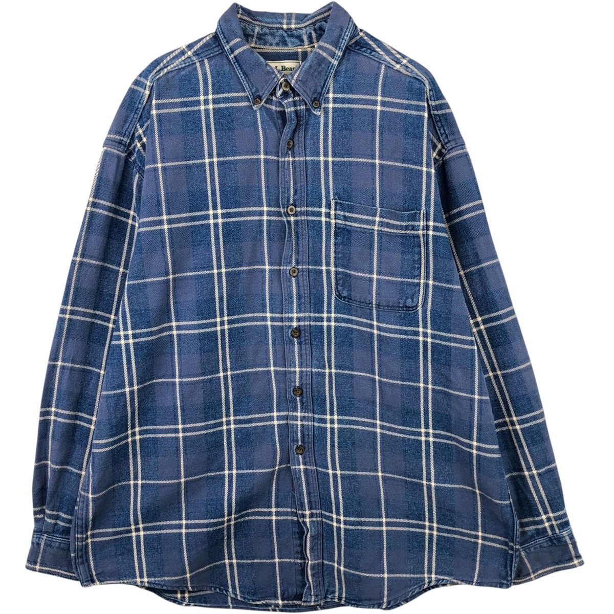 古着 80~90年代 エルエルビーン L.L.Bean 長袖 ボタンダウンチェックシャツ メンズXL相当 ヴィンテージ/eaa589066