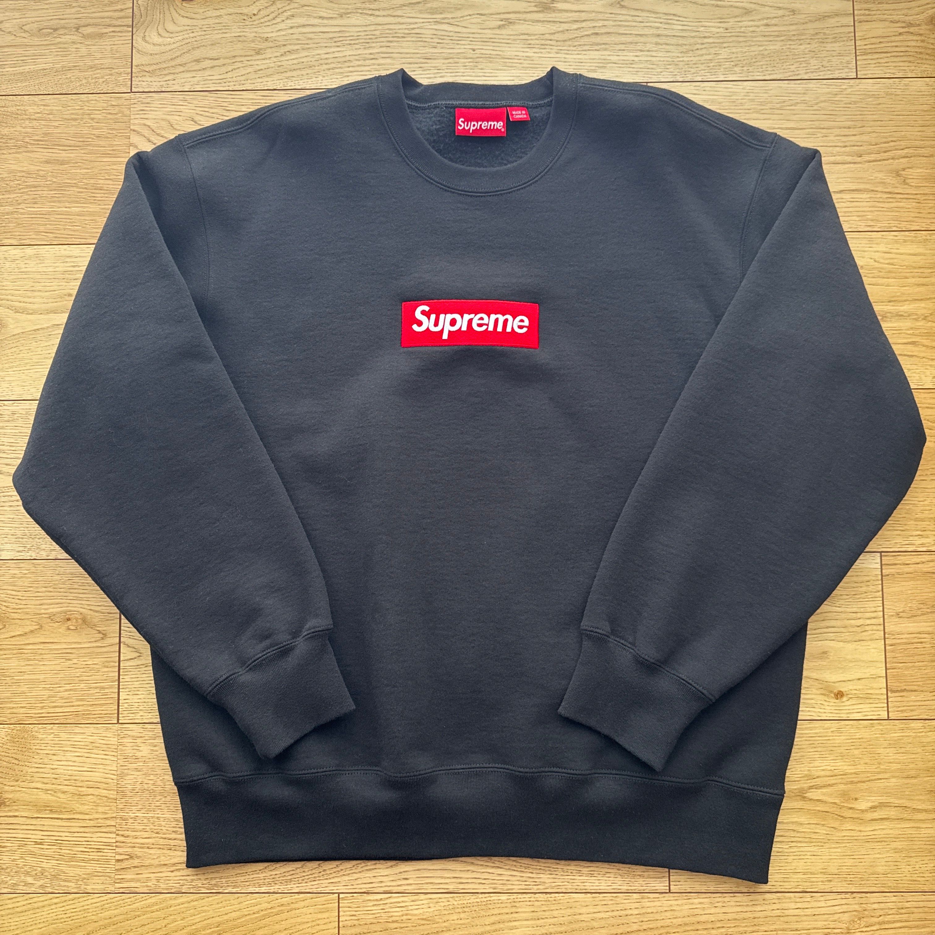 Supreme Box Logo Crewneck "Black" (22FW)