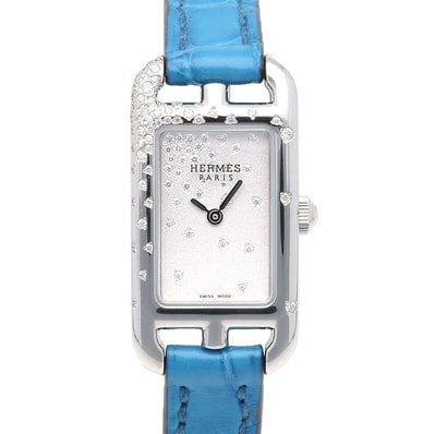 エルメス ナンタケット 腕時計 時計 ステンレススチール NA2.131 クオーツ レディース 1年保証 HERMES 中古