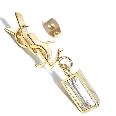 【片耳用・男女兼用】サンローラン メンズ YSL カサンドラ シングル ピアス