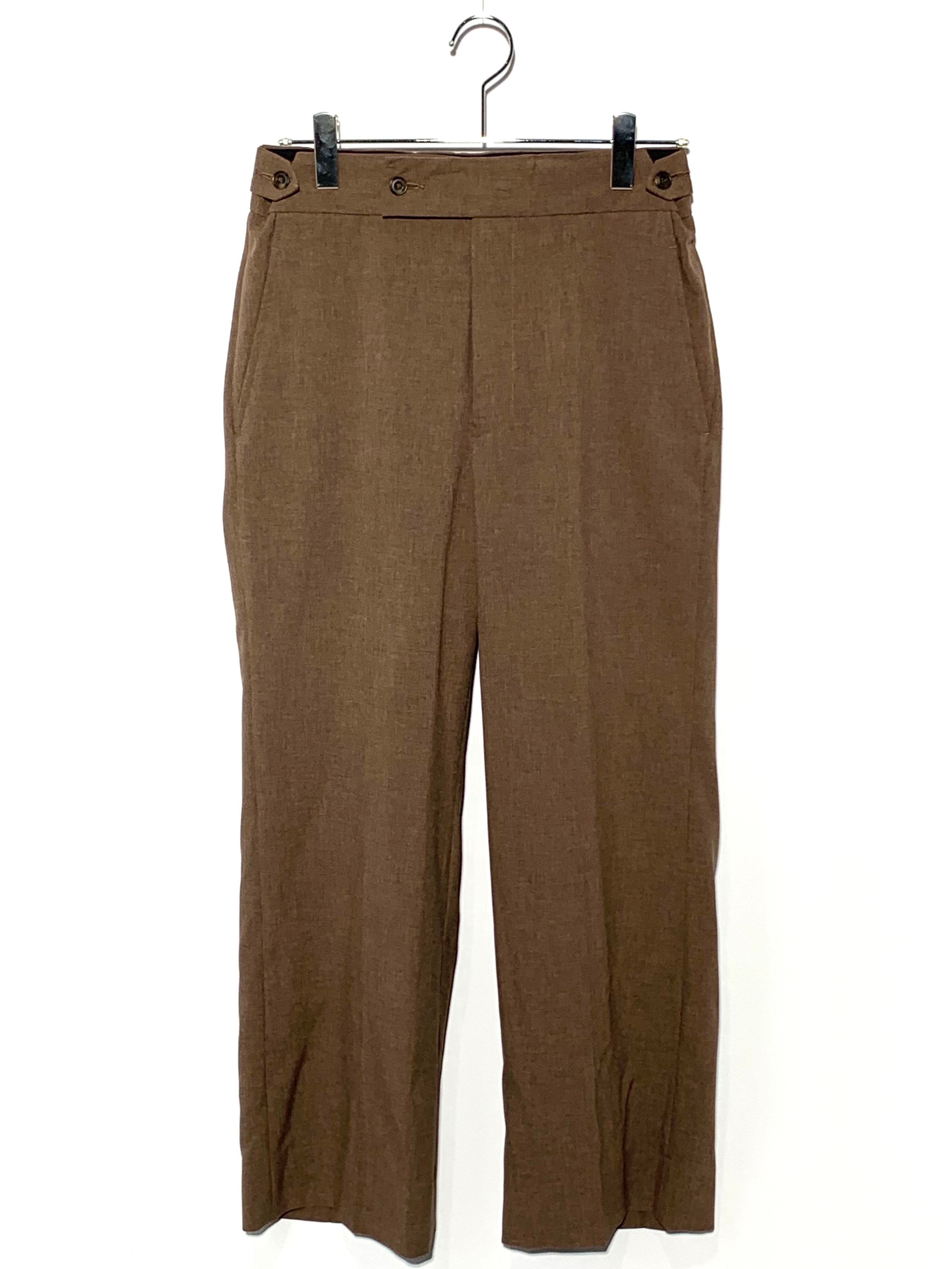 Needles Wide Slacks Pants "Brown"