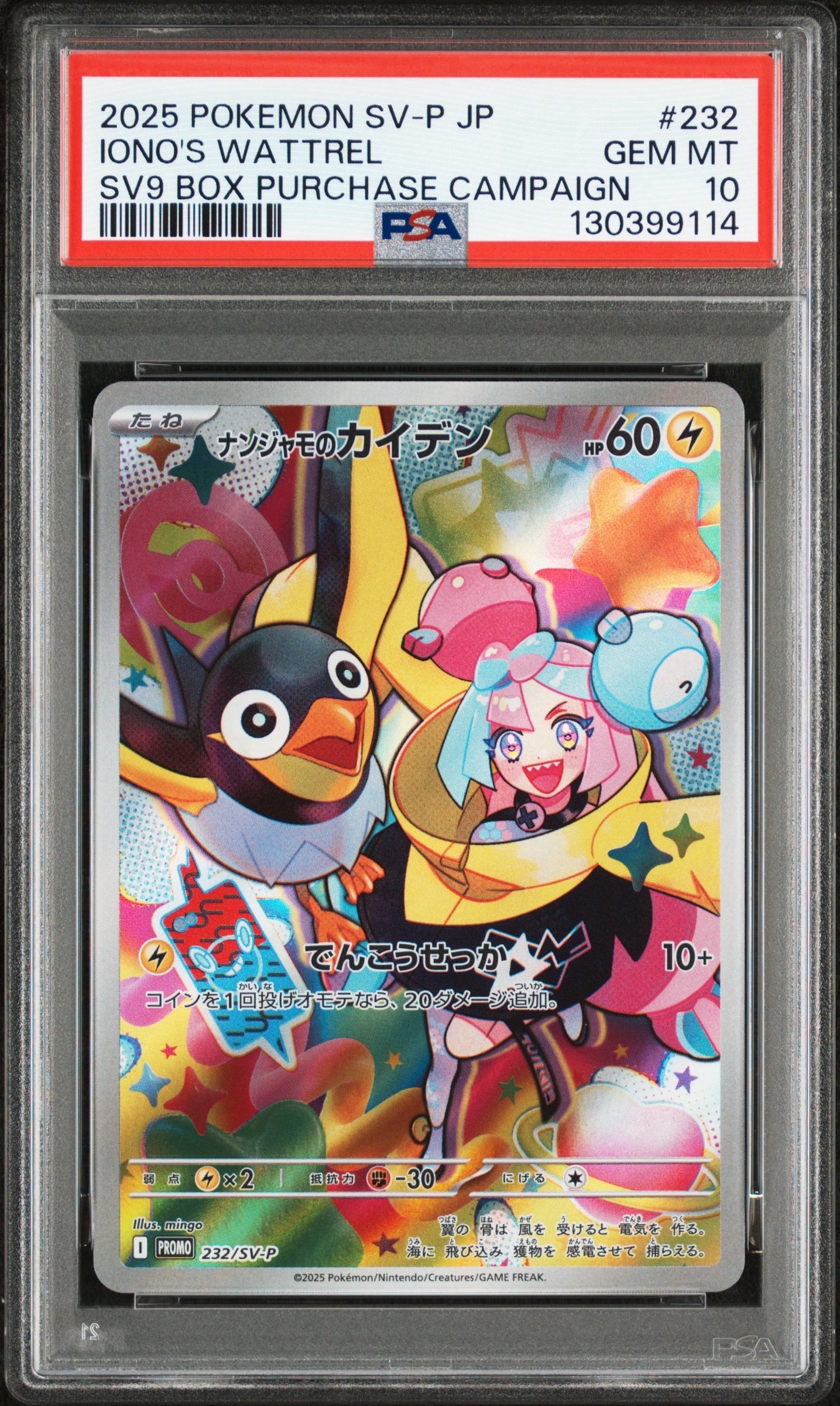 ナンジャモのカイデン P [SV-P 232](プロモーションカード「拡張パック バトルパートナーズ Box購入キャンペーン」)