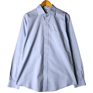 古着 ブルックスブラザーズ Brooks Brothers Est.1818 REGENT ワイドカラー 長袖 コットンシャツ メンズL相当/eaa599045