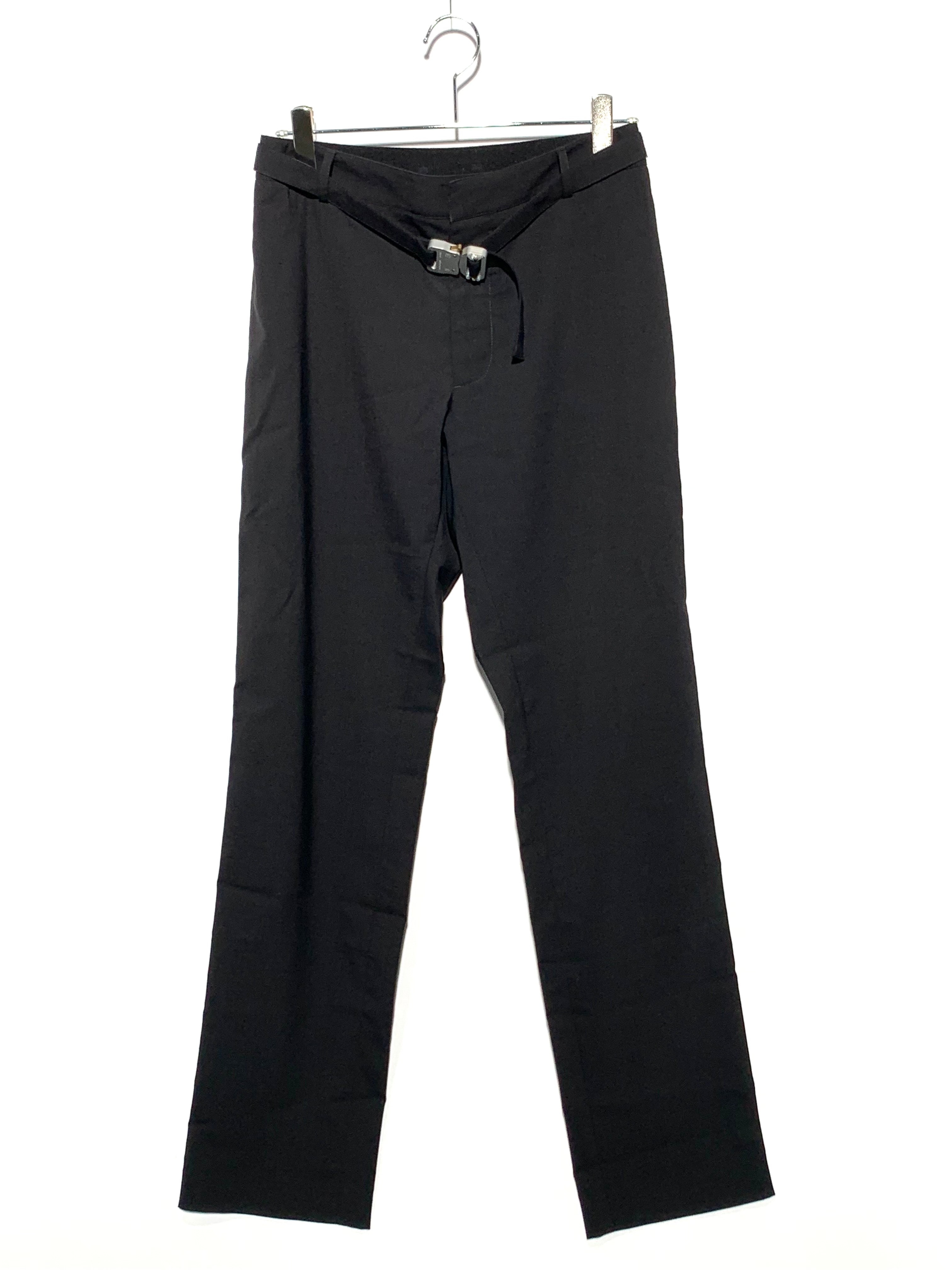 1017 ALYX 9SM Lightweight Cotton Buckle Pant "Black"