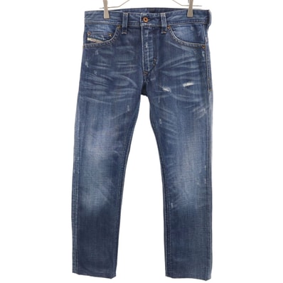 DIESEL ディーゼル THAVAR スリム スキニーデニムパンツ W28 ウォッシュブルー ジーンズ