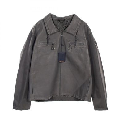 ルイ・ヴィトン LOUIS VUITTON 衣料品 アウター レザー ナイロン グレー メンズ グレー系 【中古】