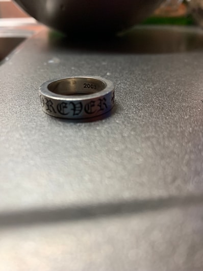 Chrome Hearts 6mm Spacer Ring FOREVER "Silver"