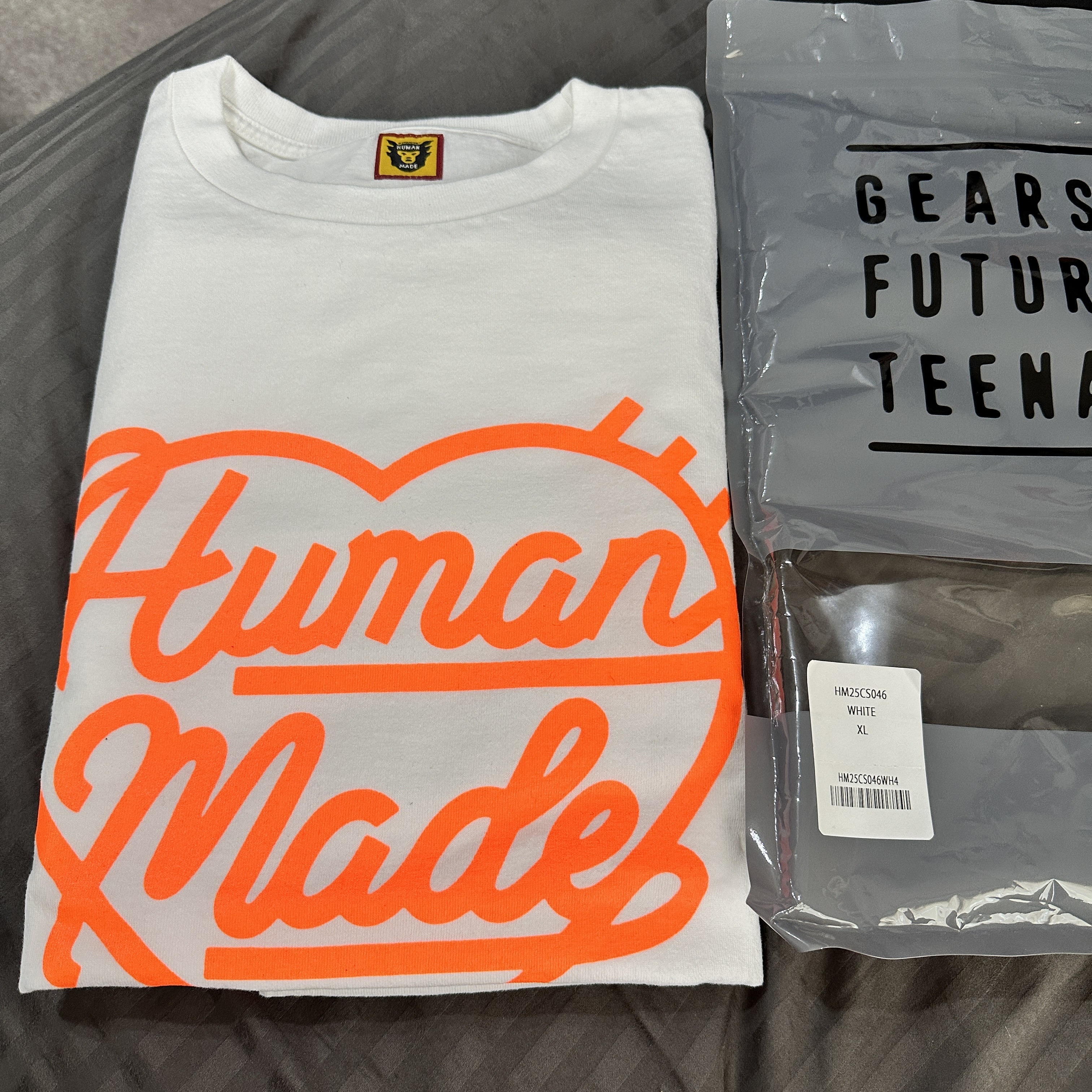 HUMAN MADE Heart L/S T-Shirt "White"