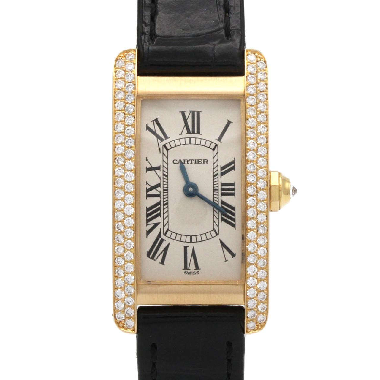 カルティエ タンクアメリカンSM YG/2D WB701251 YG クォーツ