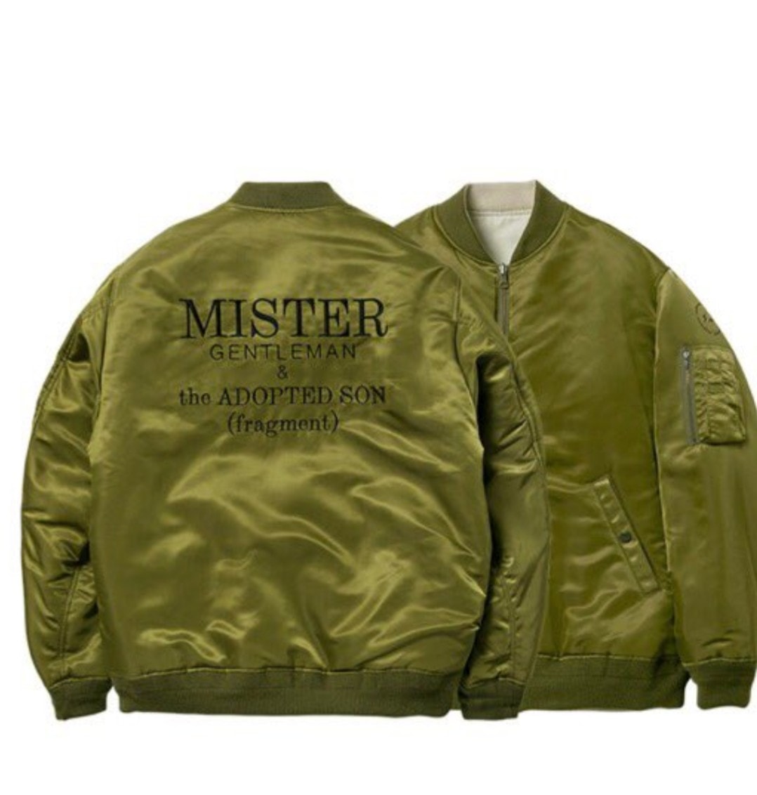 Fragment Mr.ジェントルマン ボンバージャケット リバーシブルジャケット 藤原ヒロシ