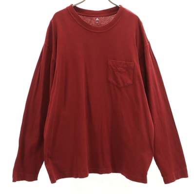 mont-bell モンベル 長袖 Tシャツ XL ボルドー ロンT ポケT