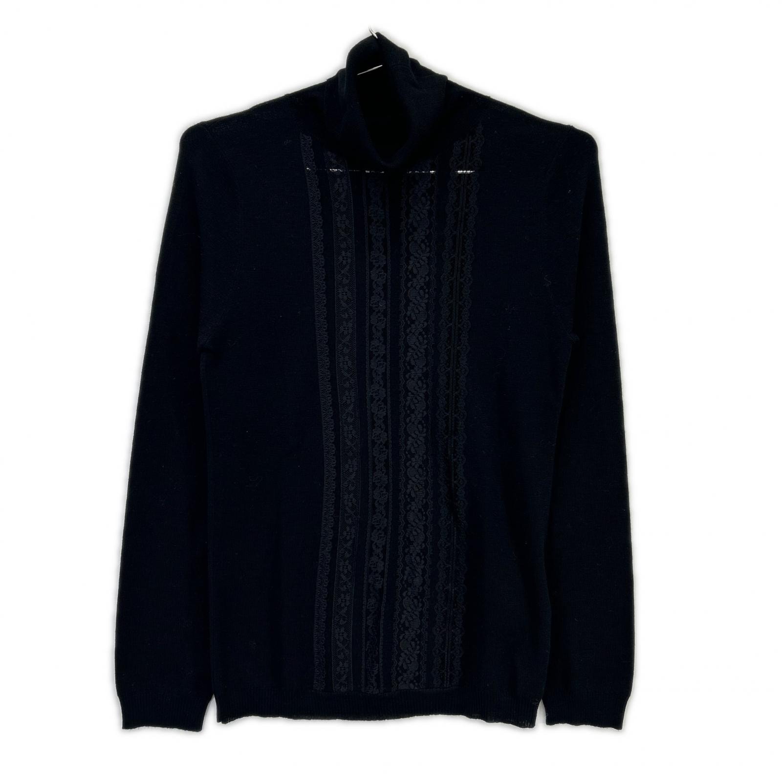 レッドヴァレンチノ WR0KC09W ブラック ウール タートルネック ニット M