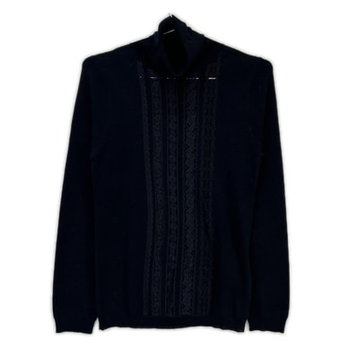 レッドヴァレンチノ WR0KC09W ブラック ウール タートルネック ニット M