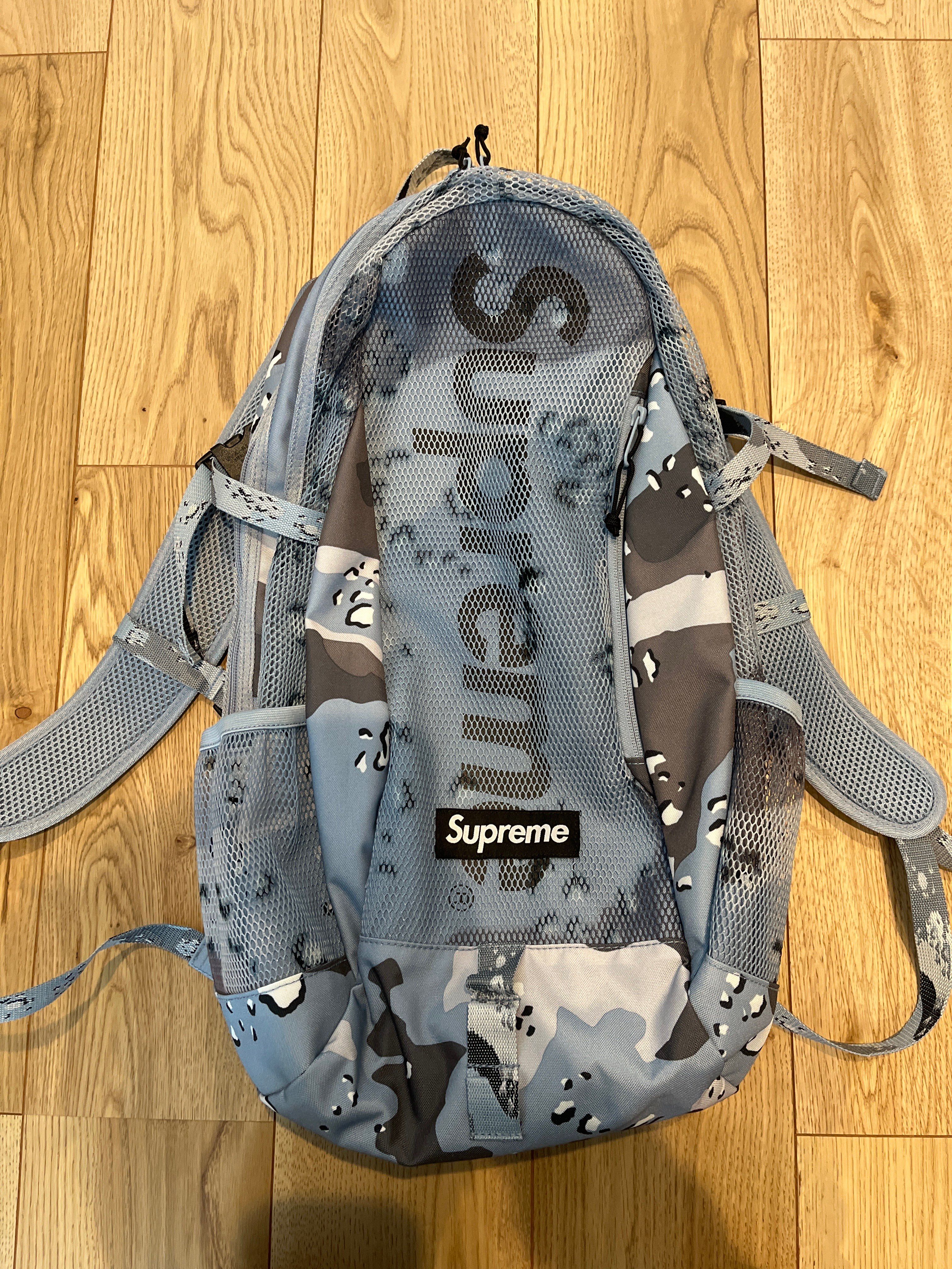 Supreme 20SS Backpack "Camo Blue"