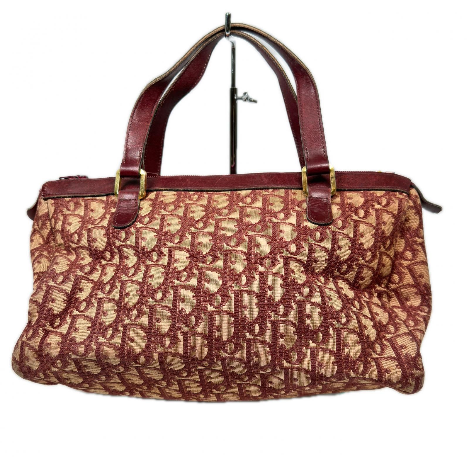 C (やや傷や汚れあり)】Dior ディオール ミニボストンバッグ