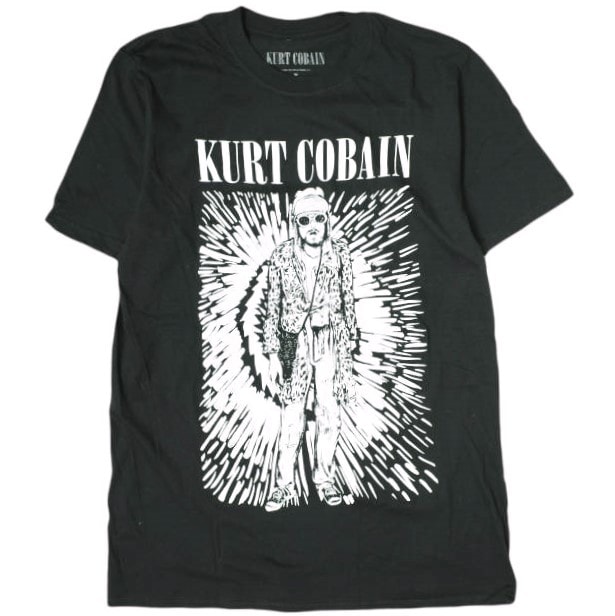 THRIFTY LOOK スリフティールック KURT COBAIN TEE カートコバーンTシャツ M ブラック 半袖 トップス g21783