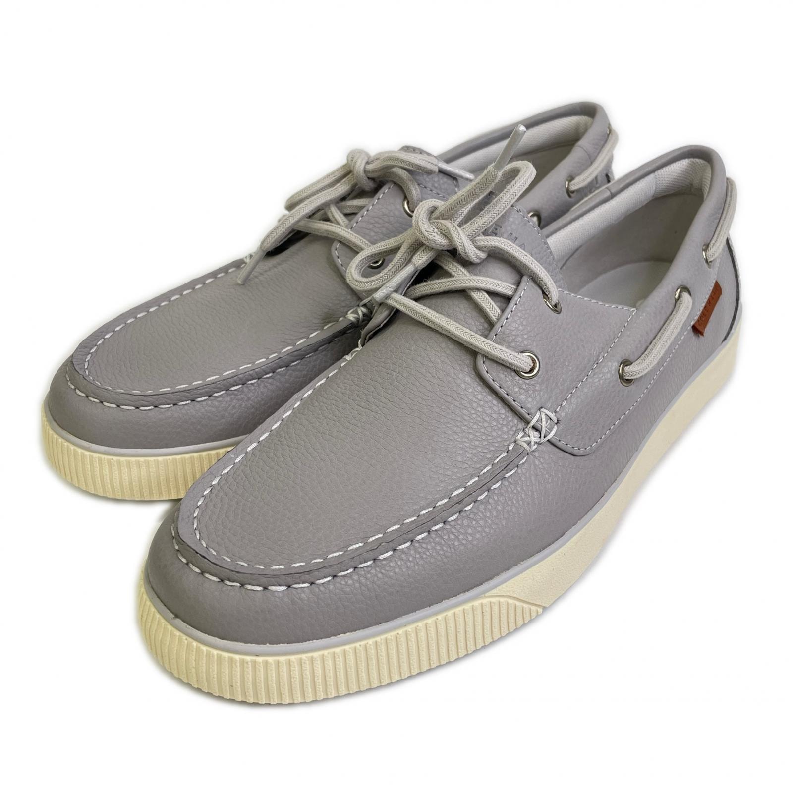 コールハーン グレー ナンタケット2.0 オールレザー ペニーローファー 8 1/2
