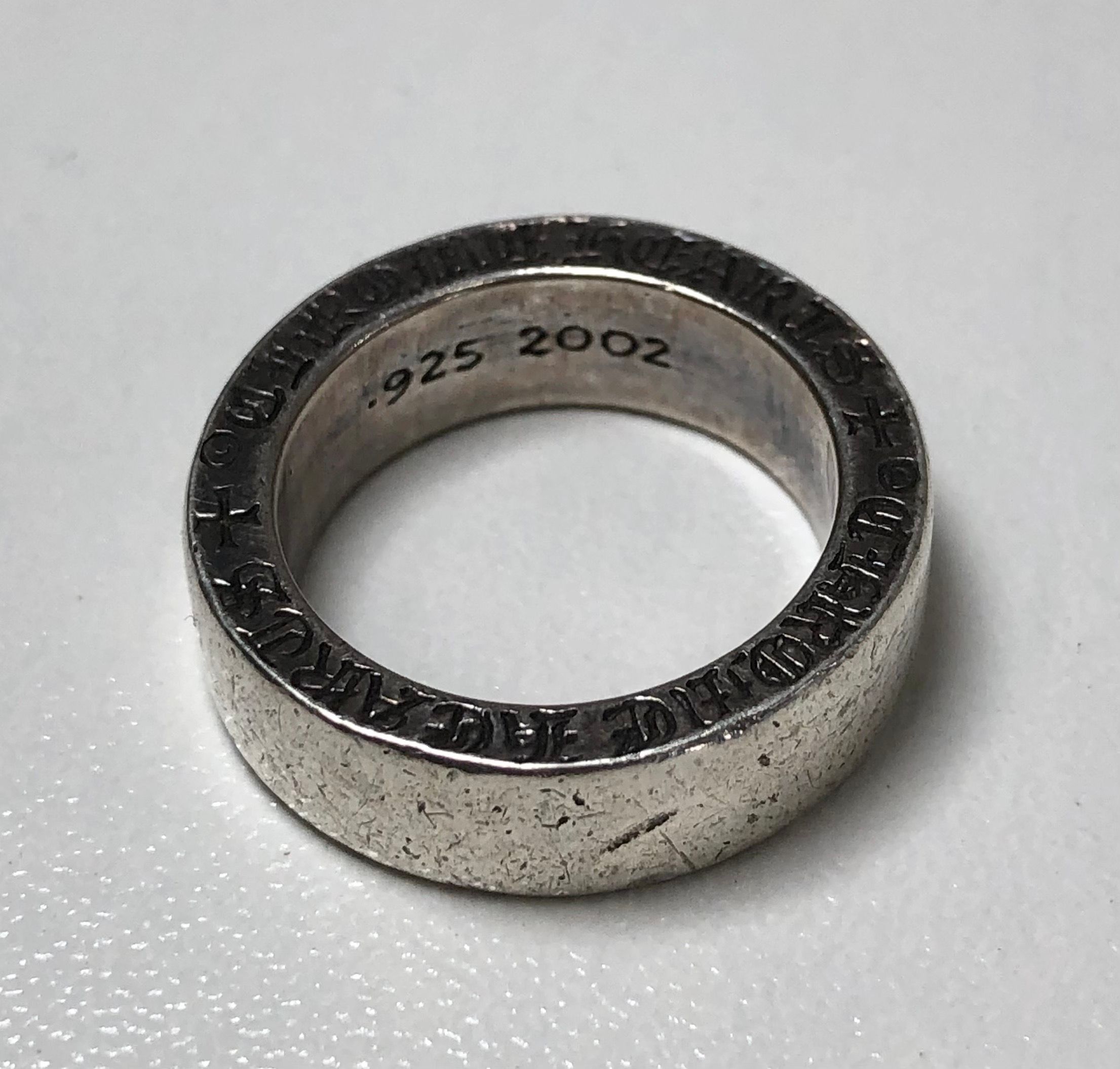 G※ CHROME HEARTS クロムハーツ シルバーリング 約9号