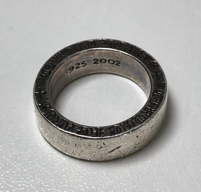 G※ CHROME HEARTS クロムハーツ シルバーリング 約9号