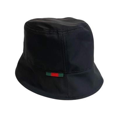 グッチ GUCCI ハット グッチロゴ バケットハット 8135344 ブラック