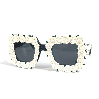 ドルガバ DOLCE&GABBANA フラワー 花柄 DG4253 めがね メガネ アイウェア 眼鏡 バイカラー サングラス プラスチック ブラック