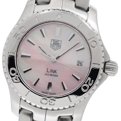 ☆良品 タグホイヤー リンク デイト WJ1315-1 レディース 【中古】