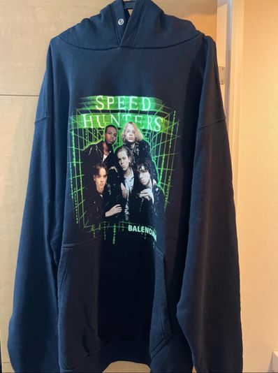 Balenciaga Speedhunters Oversized Hooded "Black"
