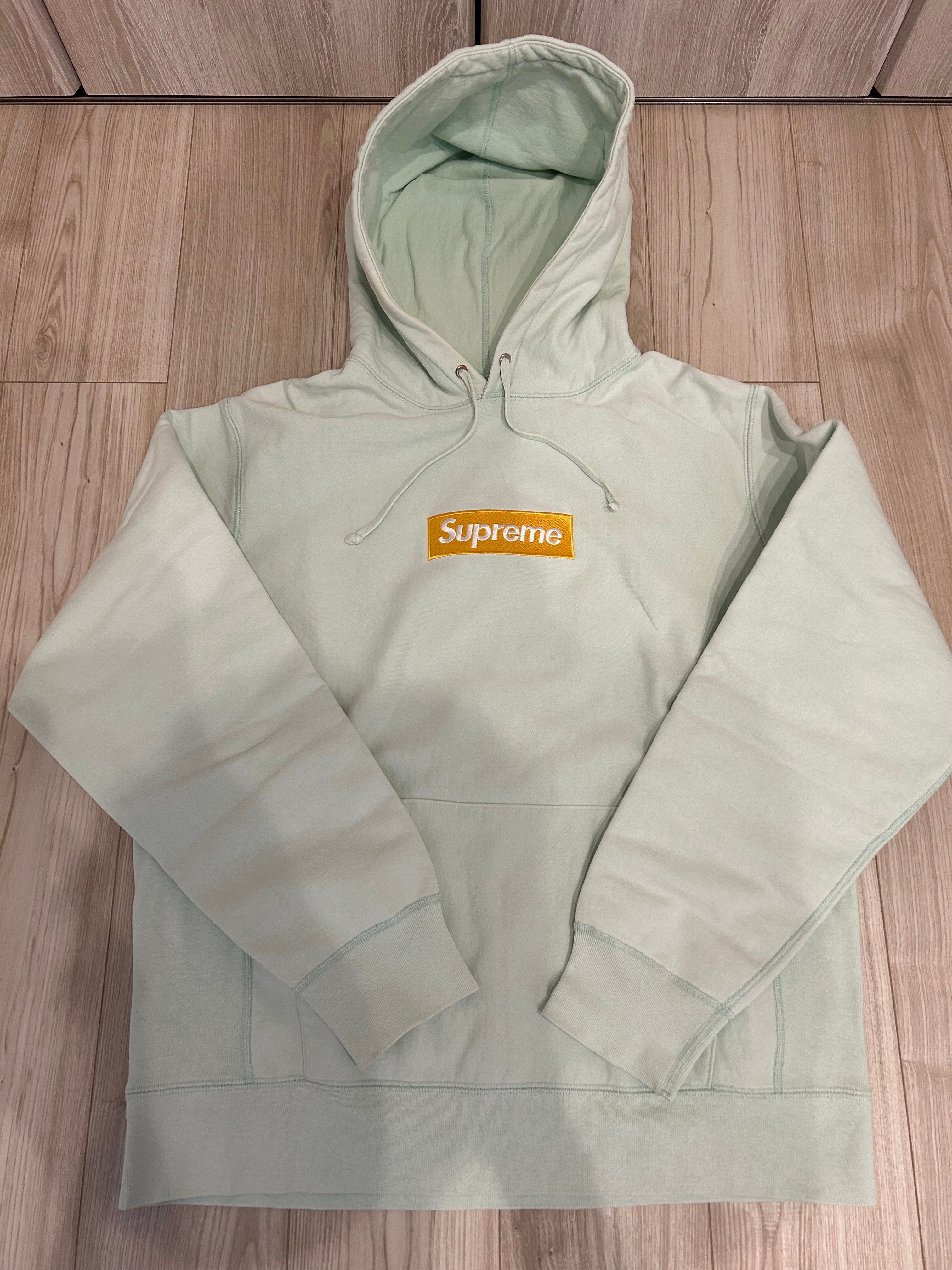 Supreme Box Logo Hooded Sweatshirt "Ice Blue"