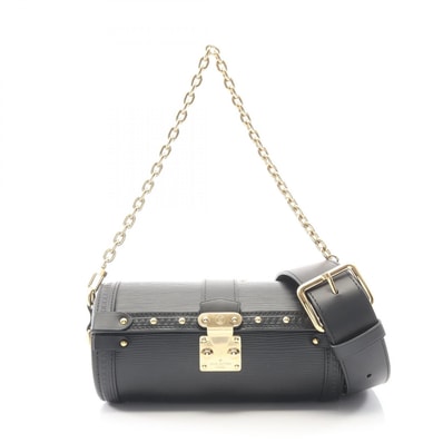 ルイ・ヴィトン LOUIS VUITTON パピヨン トランク エピ 2WAY ハンドバッグ バッグ レザー レディース ブラック系 M58655 【中古】