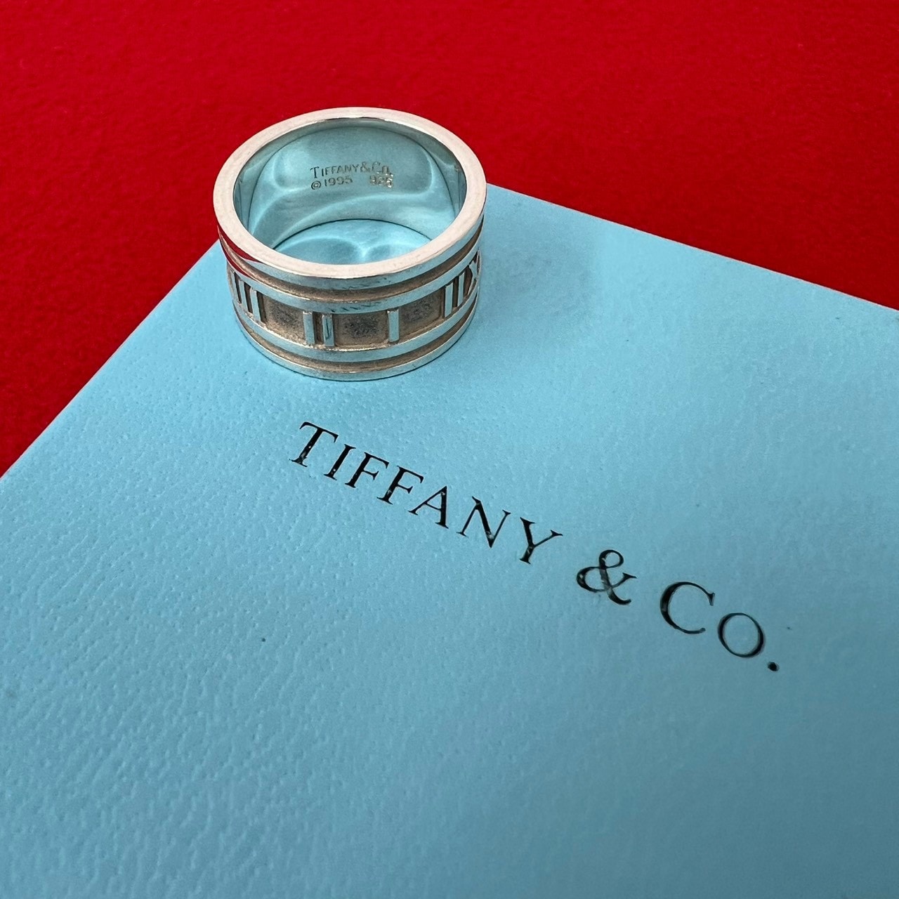 TIFFANY&Co. ティファニー アトラス ワイド リング シルバー925 リング・指輪 18号 シルバー
73707