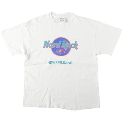 古着 ~90年代 ヘインズ Hanes HARD ROCK CAFE ハードロックカフェ アドバタイジングTシャツ USA製 メンズL相当 ヴィンテージ/eaa640874