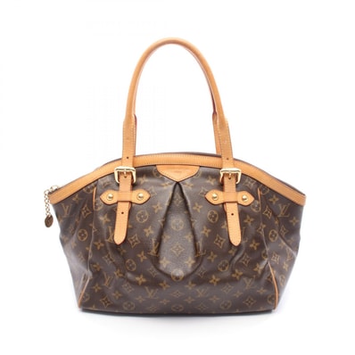 ルイ・ヴィトン LOUIS VUITTON ティヴォリGM ハンドバッグ バッグ PVCコーティングキャンバス レザー モノグラム レディース ブラウン系 M40144 【中古】