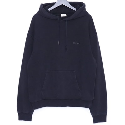 CELINE スタッズ ロゴ エンブロイダリー ルーズフィットパーカー