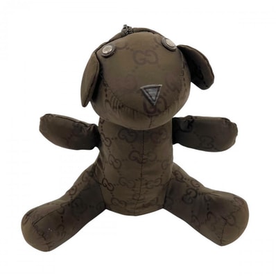 GUCCI グッチ トートバッグ クマ エコバッグ 223669 ナイロン ブラウン 茶 ブラウン金具 レディース【中古品】