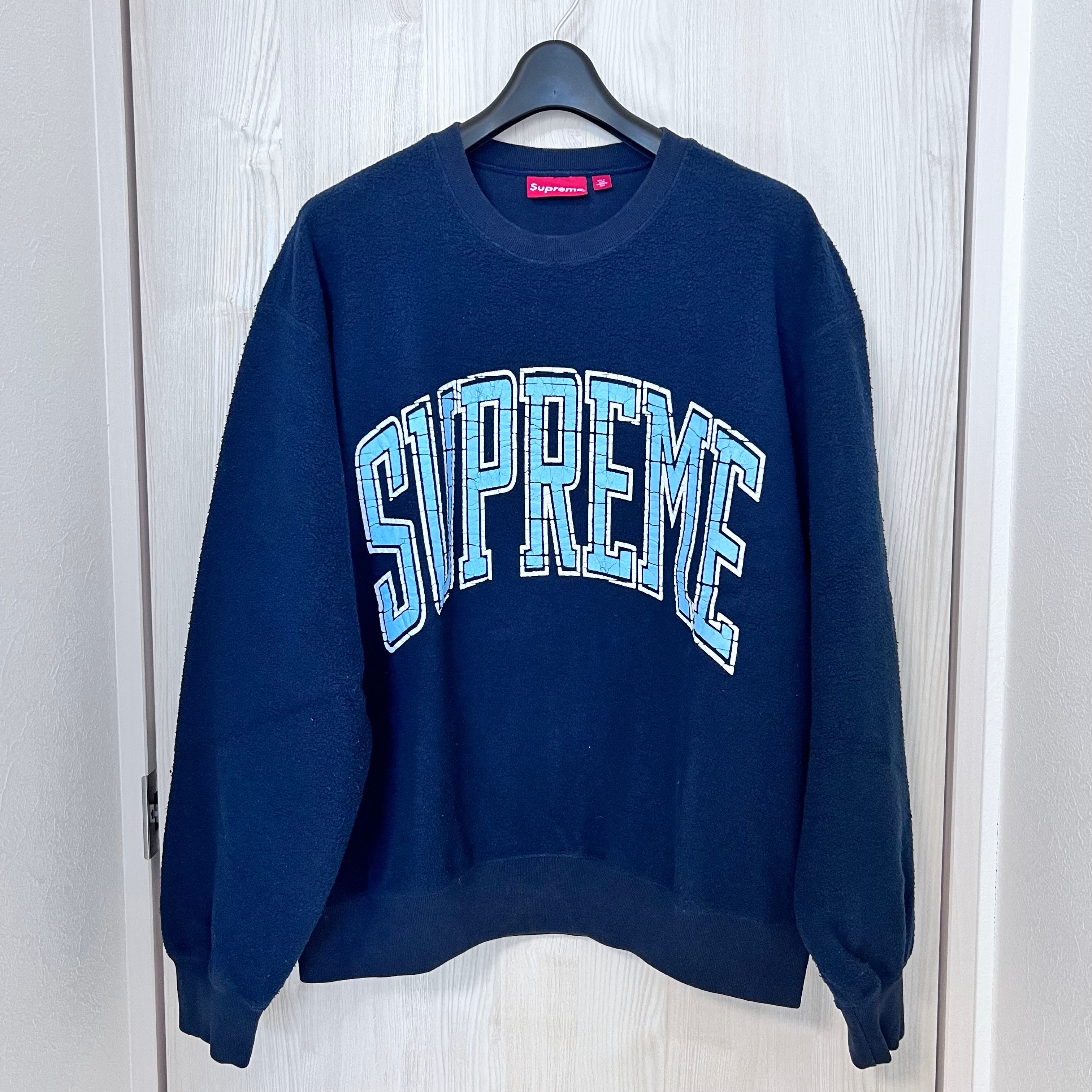 Supreme Inside Out Crewneck "Navy"