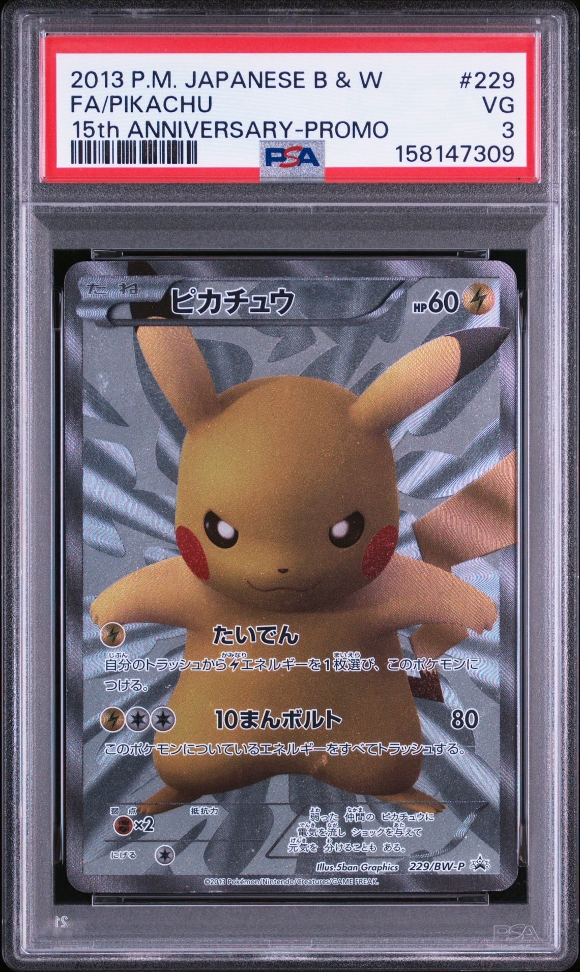 ピカチュウ P [BW-P 229/BW-P](プロモーションカード「ポケモン