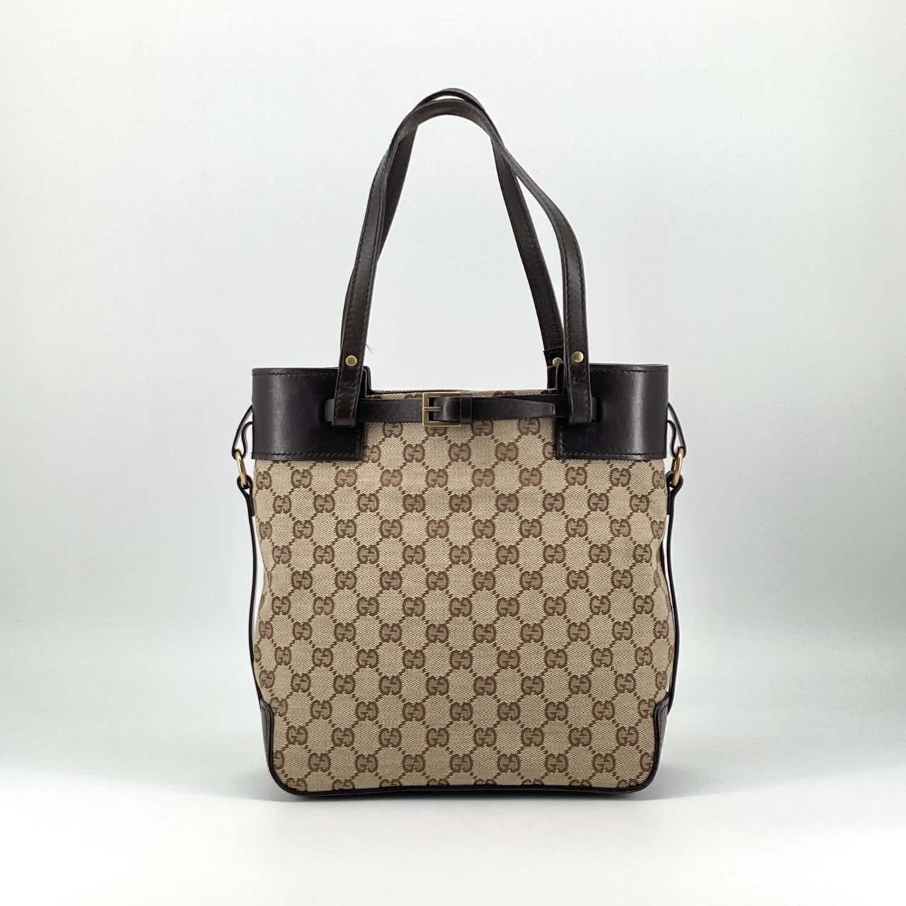 GUCCI(グッチ) GGキャンバス 107757 トートバッグ ブラウン