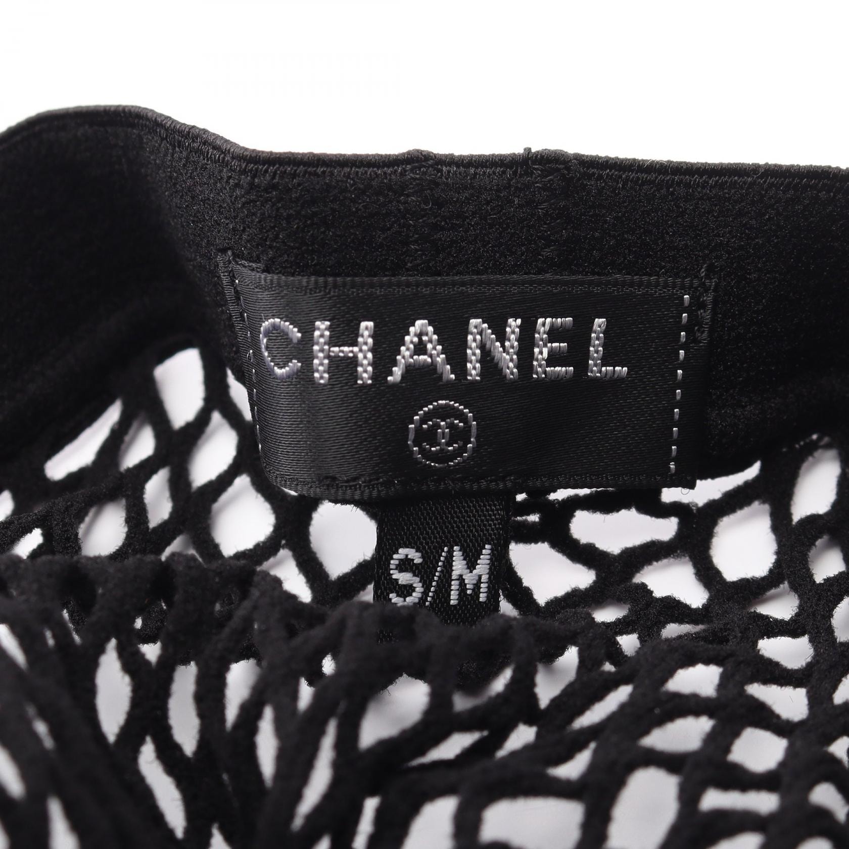 A (未使用に近い)】シャネル CHANEL ココマーク あみタイツ