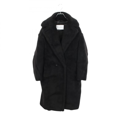 マックスマーラ MAX MARA TEDGIRL テッドガール 衣料品 アウター ウール シルク アルパカ レディース ブラック系 【中古】