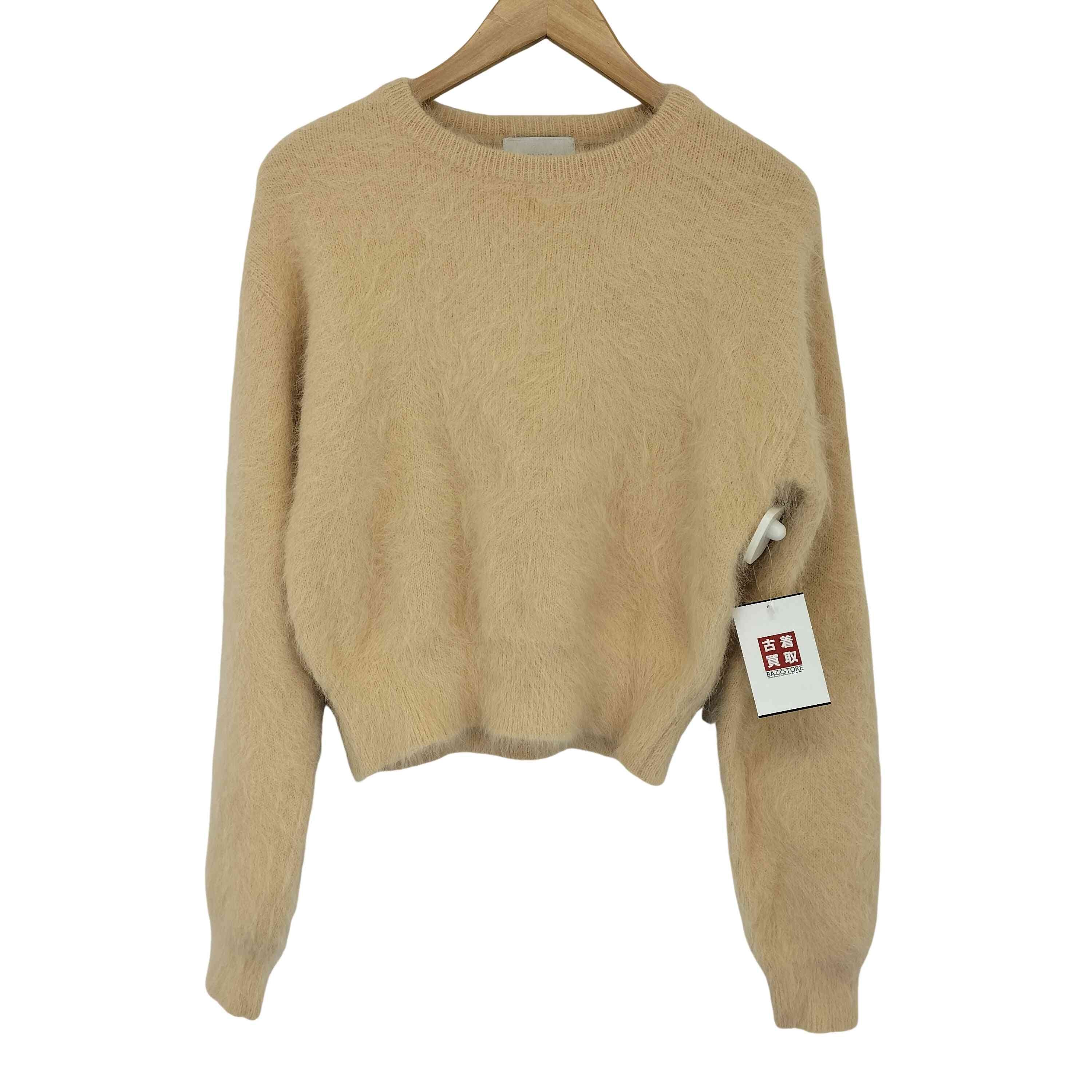 ANGOLA COMPACT KNIT TOPS【1142237266695】