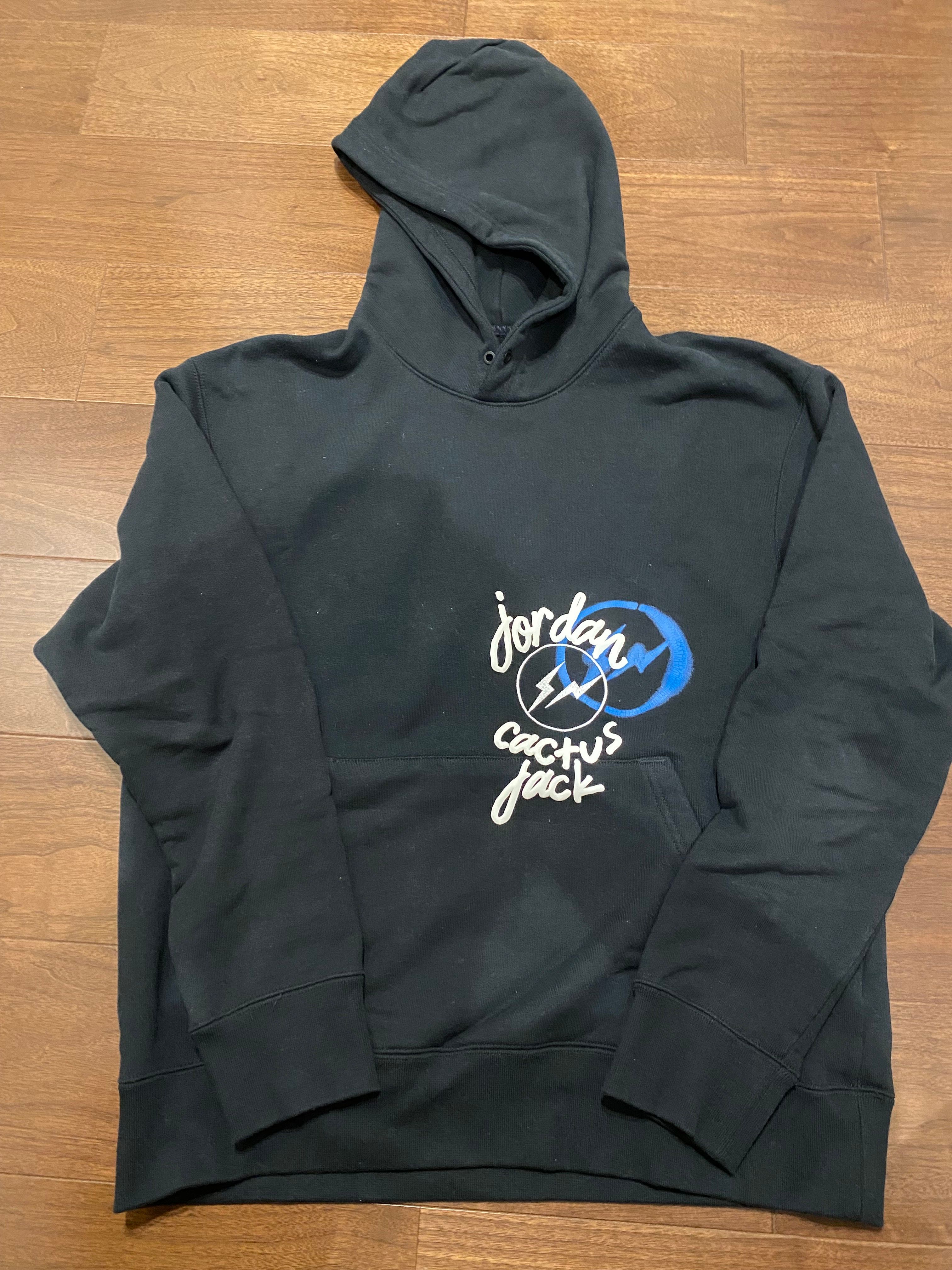 Air Jordan Travis Scott Fragment Hoodie "Black"