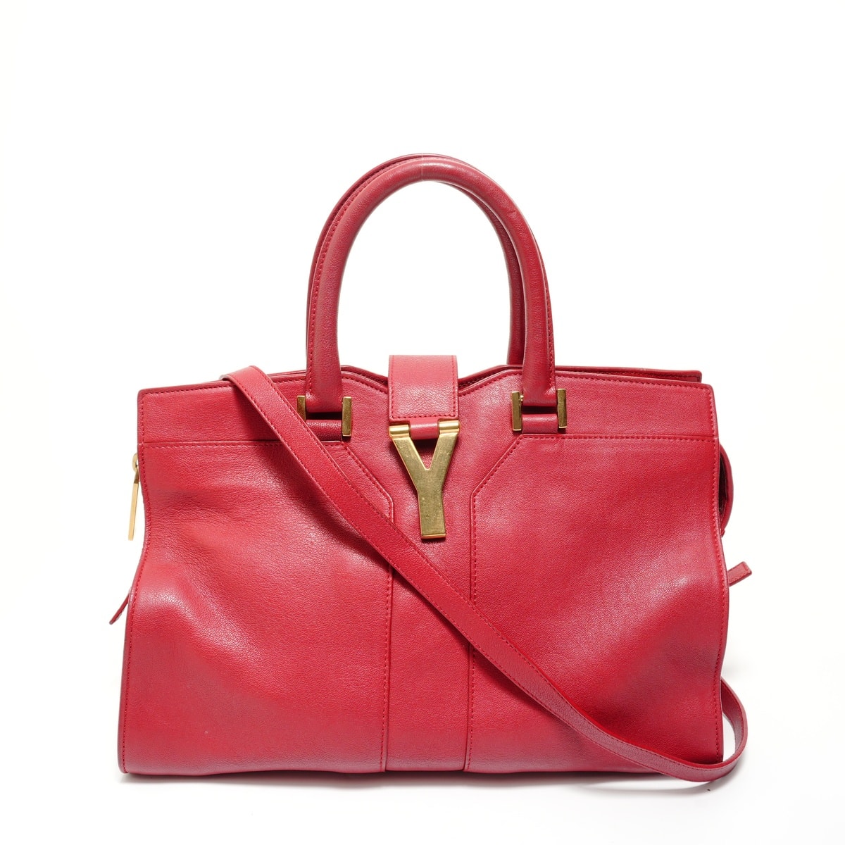 イヴ・サンローラン YSL カバス シック 2way ハンドバッグ【中古】