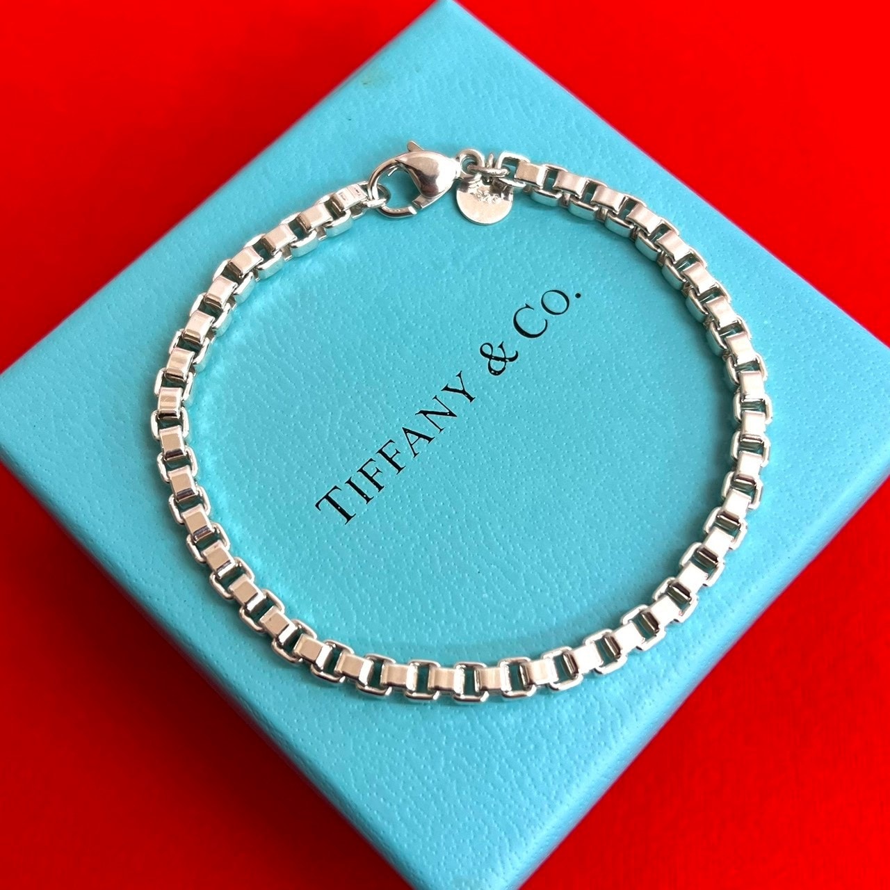 TIFFANY&Co. ティファニー ベネチアン シルバー925 ブレスレット シルバー
34747