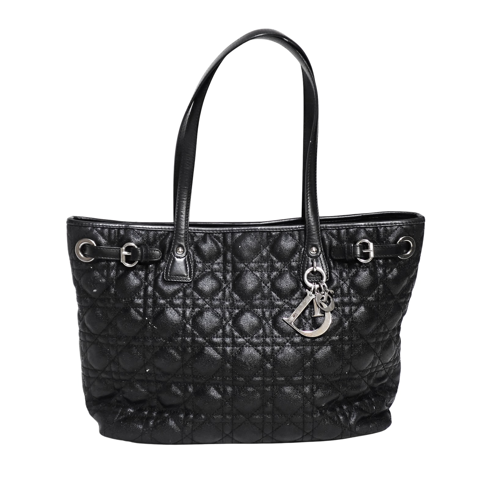 DIOR ディオール  パナレア カナージュ  ブラック  ブラック  レディース トートバッグ