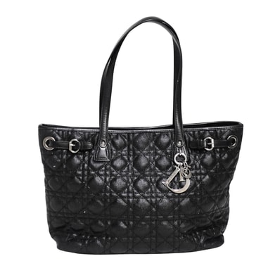 DIOR ディオール パナレア カナージュ ブラック ブラック レディース トートバッグ
