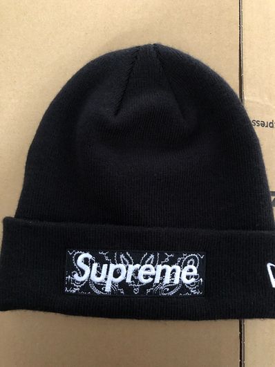 Supreme New Era® Box Logo Beanie "Black"