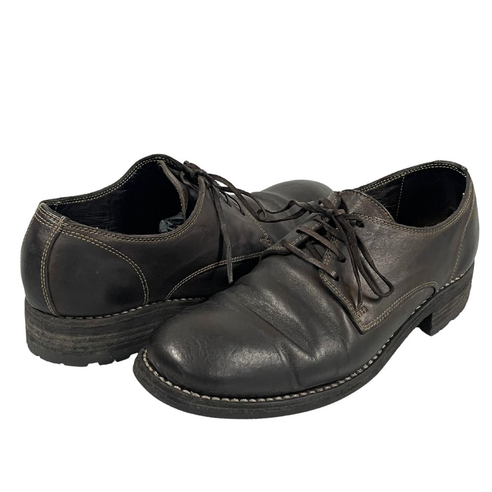 UNDERCOVER  アンダーカバー × GUIDI グイディ 品番 UCID4F02 ホースハイドレザー ダービーシューズ サイズ42=27cm  35366